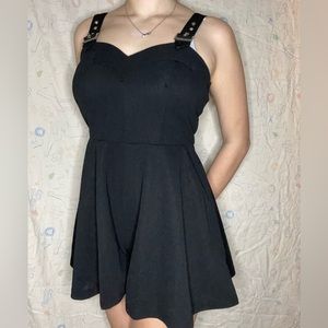 Shein Black beautiful emo goth jumper dress